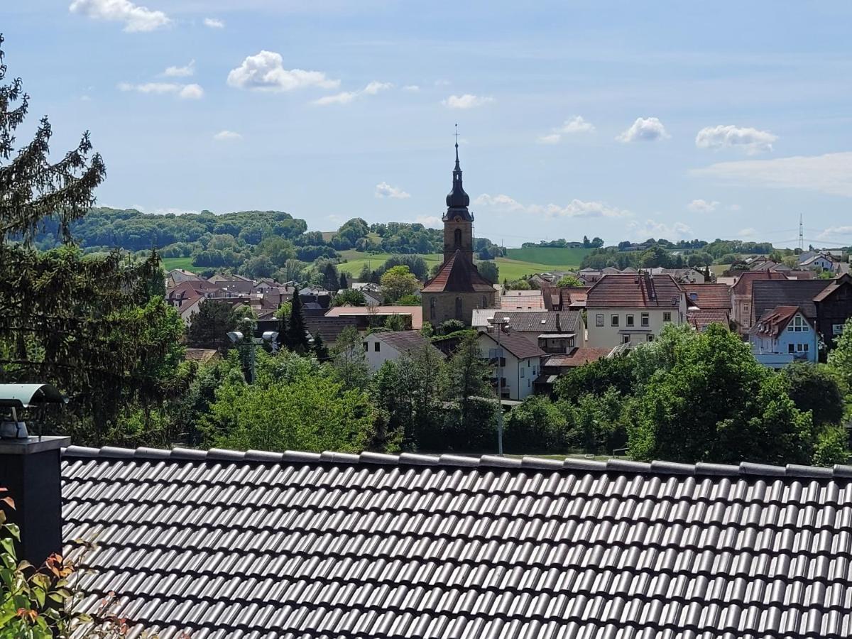 Ferienwohnung Kraichgaublick Angelbachtal Dış mekan fotoğraf